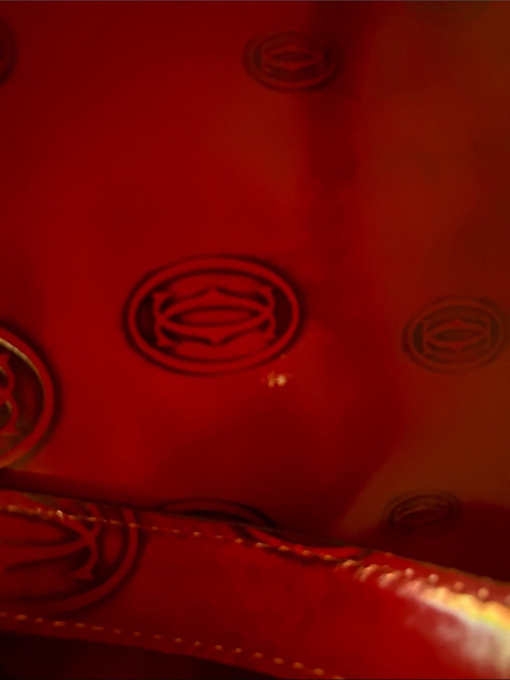 Cartier vintage Red Women's Tote Bag - Picture 9 of 16